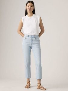 Levi's Dżinsy "501" - Regular fit - w kolorze błękitnym rozmiar: W26/L30. Niebieskie jeansy Levi's®, z aplikacjami, z podwyższonym stanem. Za 202,28 zł.
