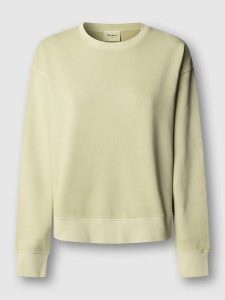 Pepe Jeans Bluza "Malu" w kolorze beżowym rozmiar: M. Brązowe bluzy Pepe Jeans, m, bez wzorów, z jeansu, bez kaptura. Za 152,99 zł.