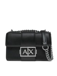 Armani Exchange Torebka XW000071 AF12039 UC001 Czarny. Czarne torebki klasyczne Armani Exchange, bez wzorów, ze skóry, bez dodatków. Za 649,99 zł.
