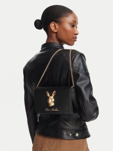 LOVE MOSCHINO Torebka JC4283PP0PKX0000 Czarny. Czarne torebki wieczorowe LOVE MOSCHINO, bez wzorów, z materiału, bez dodatków. Za 656,99 zł.