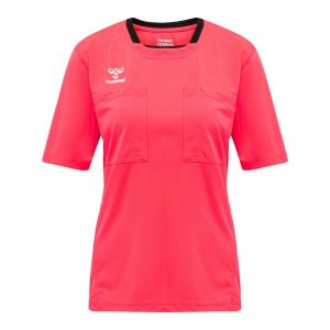 Koszulka sędziowska damska Hummel hml referee chevron. Czerwone bluzki Hummel, s, bez wzorów, sportowe, bez kołnierzyka, bez ramiączek. Za 191,00 zł.