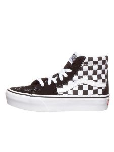 Vans Sneakersy "SK8-HI ® PLATFORM 2.0" w kolorze czarno-białym rozmiar: 36,5. Białe trampki Vans, bez wzorów, z materiału, za kostkę, bez zapięcia. Za 158,10 zł.