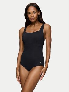 Triumph Strój kąpielowy Summer Twist 10222633 Czarny. Czarne stroje jednoczęściowe Triumph, bez wzorów, z syntetyku. Za 239,99 zł.