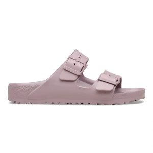 Birkenstock Arizona EVA Faded Purple Klapki damskie. Fioletowe klapki Birkenstock, bez wzorów, bez obcasa. Za 219,99 zł.
