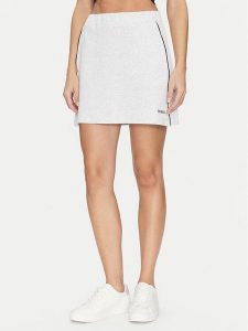 Guess Spódnica mini V5GD02 KCS01 Szary Regular Fit. Szare spódnice Guess, xs, z aplikacjami, z bawełny, mini. Za 149,99 zł.