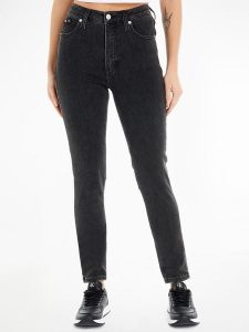 CALVIN KLEIN JEANS Dżinsy - Skinny fit - w kolorze czarnym rozmiar: W31/L32. Czarne jeansy Calvin Klein Jeans, z aplikacjami, z jeansu, z podwyższonym stanem. Za 284,15 zł.