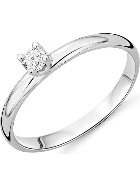 Diamant Exquis Złoty pierścionek z diamentem rozmiar: 56. Szare pierścionki Diamant Exquis, z diamentem, złote. Za 1 046,80 zł.