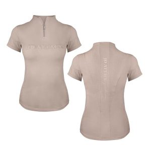 Bluzka techniczna Celia JD ATTACK. Brązowe bluzki JD ATTACK, xl, bez wzorów, sportowe, bez kołnierzyka, bez ramiączek. Za 229,00 zł.