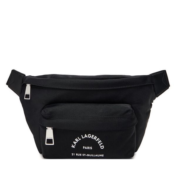 Nerka KARL LAGERFELD. Czarne nerki i saszetki KARL LAGERFELD, bez wzorów. Za 379,99 zł.