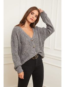 L'armoire de Suzette Kardigan w kolorze szarym rozmiar: 38/40. Szare kardigany L'armoire de Suzette. Za 113,63 zł.