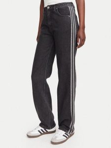 Adidas Jeansy Firebird KQ6488 Czarny Regular Fit. Czarne jeansy ADIDAS, bez wzorów, z bawełny. Za 369,99 zł.