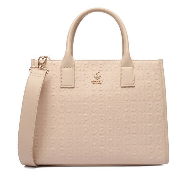 Torebka Beverly Hills Polo Club. Brązowe kuferki Beverly Hills Polo Club, bez wzorów, bez dodatków. Za 180,99 zł.