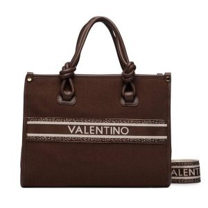 Torebka Valentino. Brązowe torebki klasyczne Valentino, bez wzorów, bez dodatków. Za 619,99 zł.