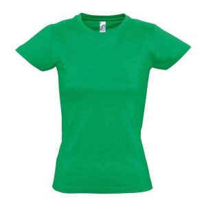 Koszulka Imperial Dla Kobiet. Zielone bluzki SOL'S, s, bez wzorów, sportowe, bez kołnierzyka, bez ramiączek. Za 44,99 zł.