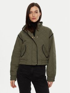 Vero Moda Kurtka bomber Vilma 10320615 Khaki Relaxed Fit. Brązowe kurtki Vero Moda, xl, bez wzorów, z syntetyku, bez kaptura. Za 149,99 zł.