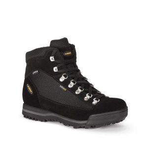 Buty trekkingowe damskie AKU Ultra Light Micro GTX wysokie. Szare buty trekkingowe Aku, bez zapięcia. Za 564,99 zł.
