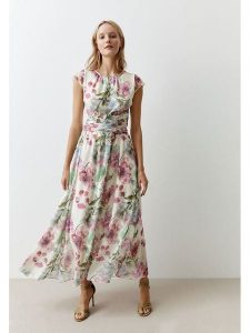 More & More Sukienka ze wzorem rozmiar: 32. Sukienki More & More, bez wzorów, bez kołnierzyka, bez ramiączek, maxi, kopertowe. Za 172,08 zł.