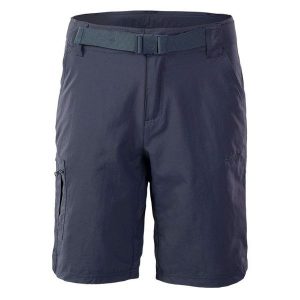 Półdługie Spodenki Damskie Lady Loop. Niebieskie szorty Hi-tec, bez wzorów, sportowe. Za 178,99 zł.