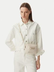 Tommy Jeans Torebka Tjw Must Camera Bag AW0AW18451 Kremowy. Białe listonoszki Tommy Jeans, bez wzorów, z jeansu, bez dodatków. Za 289,99 zł.