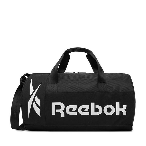 Torba sportowa Reebok. Czarne torby podróżne i sportowe Reebok, bez wzorów. Za 119,99 zł.
