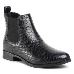 Sztyblety Lasocki. Niebieskie botki Lasocki, bez wzorów, bez obcasa, na płaskiej podeszwie, bez zapięcia. Za 102,99 zł.