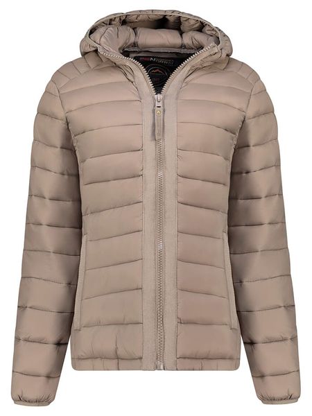 Geographical Norway Kurtka pikowana "Carlitilimo" w kolorze szarobrązowym rozmiar: XL. Brązowe kurtki Geographical Norway, xl, bez wzorów, bez kaptura. Za 188,40 zł.