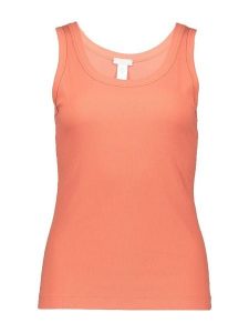 Hanro Top w kolorze pomarańczowym rozmiar: S. Pomarańczowe topy Hanro, s, bez wzorów, bez kołnierzyka, bez ramiączek. Za 92,64 zł.