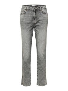 SELECTED FEMME Dżinsy "Bea" - Slim fit - w kolorze szarym rozmiar: W27/L32. Szare jeansy Selected Femme, bez wzorów, z bawełny, z podwyższonym stanem. Za 109,78 zł.