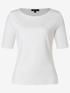 More & More Koszulka w kolorze białym rozmiar: 46. Białe bluzki More & More, bez wzorów, bez kołnierzyka, bez ramiączek. Za 56,79 zł.