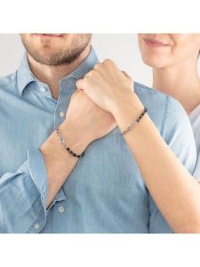 COEUR DE LION Bransoletka z elementami ozdobnymi rozmiar: onesize. Czarne bransoletki COEUR DE LION, z hematytem, ze stali. Za 347,99 zł.