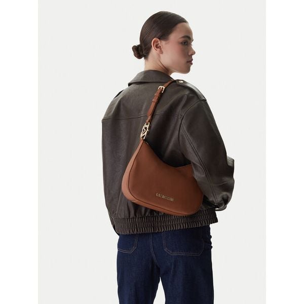 Torebka LOVE MOSCHINO. Brązowe torebki klasyczne LOVE MOSCHINO, bez wzorów, bez dodatków. Za 562,99 zł.
