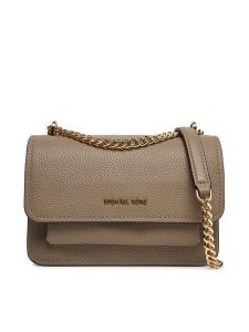 MICHAEL Michael Kors Torebka 32T4GC7C1T Beżowy. Brązowe torebki wieczorowe MICHAEL Michael Kors, bez wzorów, ze skóry, bez dodatków. Za 659,99 zł.