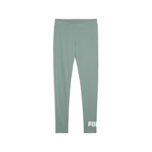 Legginsy damskie z logo No. 1 ESS PUMA Green Moon. Szare legginsy Puma, bez wzorów, z gumy. W wyprzedaży za 94,00 zł.