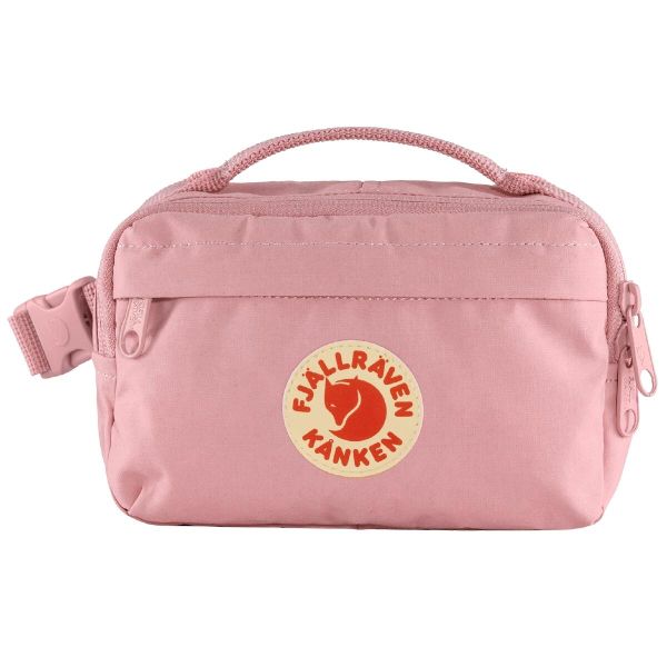 Saszetka Fjallraven Kanken Hip Pack - pink. Czerwone nerki i saszetki Fjällräven, bez wzorów, z syntetyku. Za 219,99 zł.