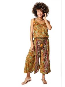 Ipanima Kombinezon w kolorze pomarańczowo-zielonym rozmiar: 34-40. Pomarańczowe kombinezony Ipanima, bez wzorów, bez kołnierzyka, bez ramiączek. Za 100,99 zł.