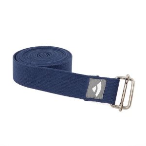 Pasek do jogi bawełniany Bodhi Asana belt XL 3m. Niebieskie paski BODHI, bez wzorów, z bawełny, sportowe. Za 49,99 zł.