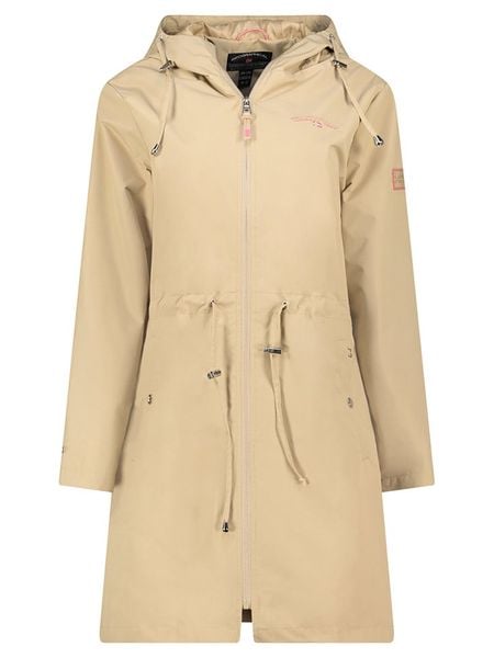 Geographical Norway Parka "Dagny" w kolorze beżowym rozmiar: S. Brązowe płaszcze Geographical Norway, s, z aplikacjami, bez kaptura. Za 191,42 zł.