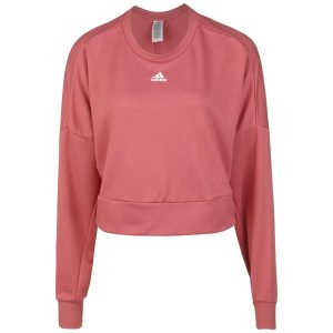 Bluza damska o luźnym kroju adidas Aeroready Studio. Czerwone bluzy ADIDAS, l, bez wzorów, bez kaptura. W wyprzedaży za 228,00 zł.
