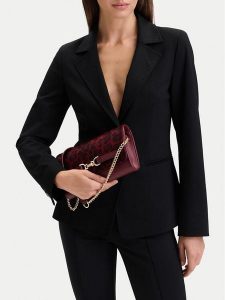 MEXX Torebka EO-MEXX-L-024-10 Bordowy. Czerwone torebki klasyczne Mexx, bez wzorów, ze skóry, bez dodatków. Za 199,99 zł.