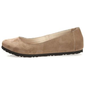 Comfortfusse Skórzane baleriny w kolorze jasnobrązowym rozmiar: 38. Brązowe balerinki Comfortfüße, bez wzorów, bez obcasa, bez zapięcia. Za 189,29 zł.