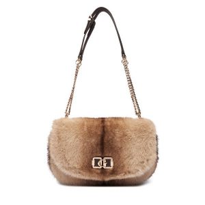 Torebka Guess. Brązowe torebki klasyczne Guess, z aplikacjami, bez dodatków. Za 639,99 zł.