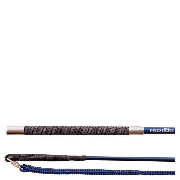 Metaliczna chusta z włókna węglowego z antypoślizgowym uchwytem Premiere Leda. Niebieskie apaszki i chusty PREMIERE, bez wzorów, z nylonu, sportowe. Za 209,50 zł.