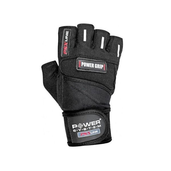 Rękawice treningowe Power System Power Grip 280. Czarne rękawiczki POWER SYSTEM, bez wzorów. Za 54,00 zł.