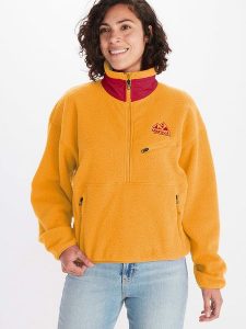 Marmot Kurtka puchowa w kolorze żółtym rozmiar: M. Żółte bluzy Marmot, m, bez wzorów, z puchu, bez kaptura. Za 583,95 zł.