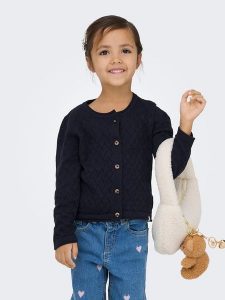 KIDS ONLY Kardigan "Megan" w kolorze granatowym rozmiar: 104. Niebieskie kardigany KIDS ONLY, z bawełny. Za 65,99 zł.