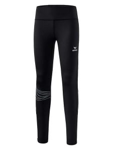 Erima Legginsy w kolorze czarnym do biegania rozmiar: 40. Czarne legginsy Erima, bez wzorów, z materiału. Za 162,95 zł.