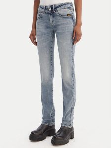 G-Star Raw Jeansy D02153-D987-H959 Niebieski Slim Fit. Niebieskie jeansy G-Star Raw, bez wzorów, z jeansu. Za 549,99 zł.