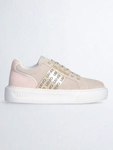 Liu Jo Skórzane sneakersy w kolorze beżowo-złoto-jasnoróżowym rozmiar: 38. Brązowe trampki Liu Jo, bez wzorów, z materiału, bez zapięcia. Za 386,95 zł.