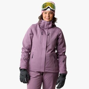 Kurtka narciarska kobieca Swedemount Cervinia Jacket wodoodporna. Czerwone kurtki sportowe SWEDEMOUNT, na zimę, bez wzorów, bez kaptura, narciarskie. Za 599,99 zł.