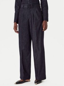 French Connection Jeansy 74ZAU Granatowy Wide Leg. Niebieskie jeansy French Connection, bez wzorów, z bawełny. Za 319,99 zł.